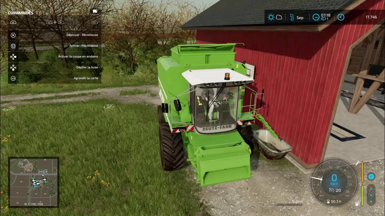 Farming simulator 22 Ps4/fr 4 préparation des champ YouTube