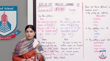 Class 4 - English - Lecture 12 - nouns-gender - Allied Schools