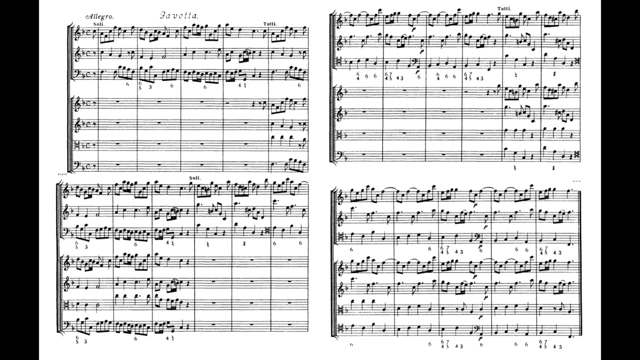 Corelli Concerto Grosso Op.6 No.9 6-9 F major 柯賴里柯雷里大協奏曲