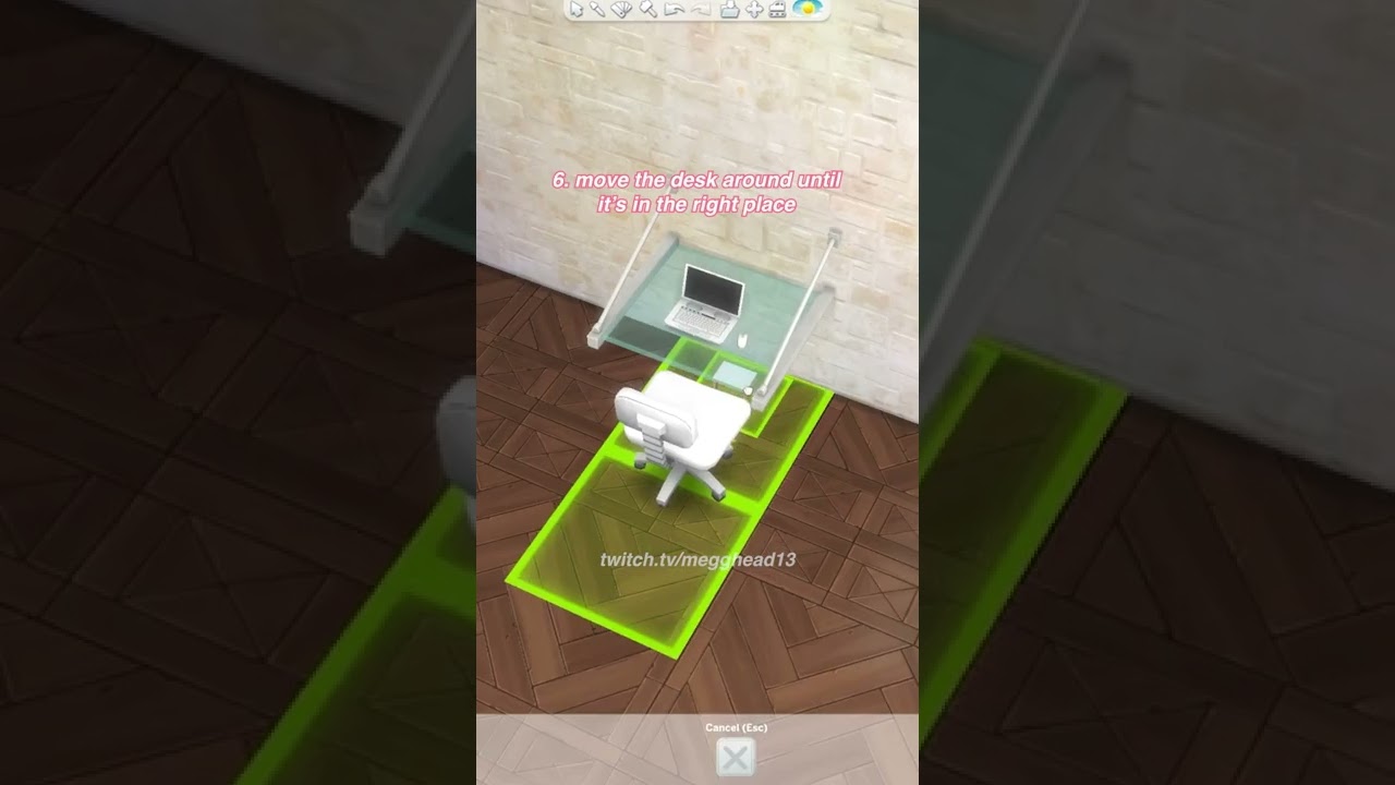 FLOATING DESK TUTORIAL | The Sims 4 