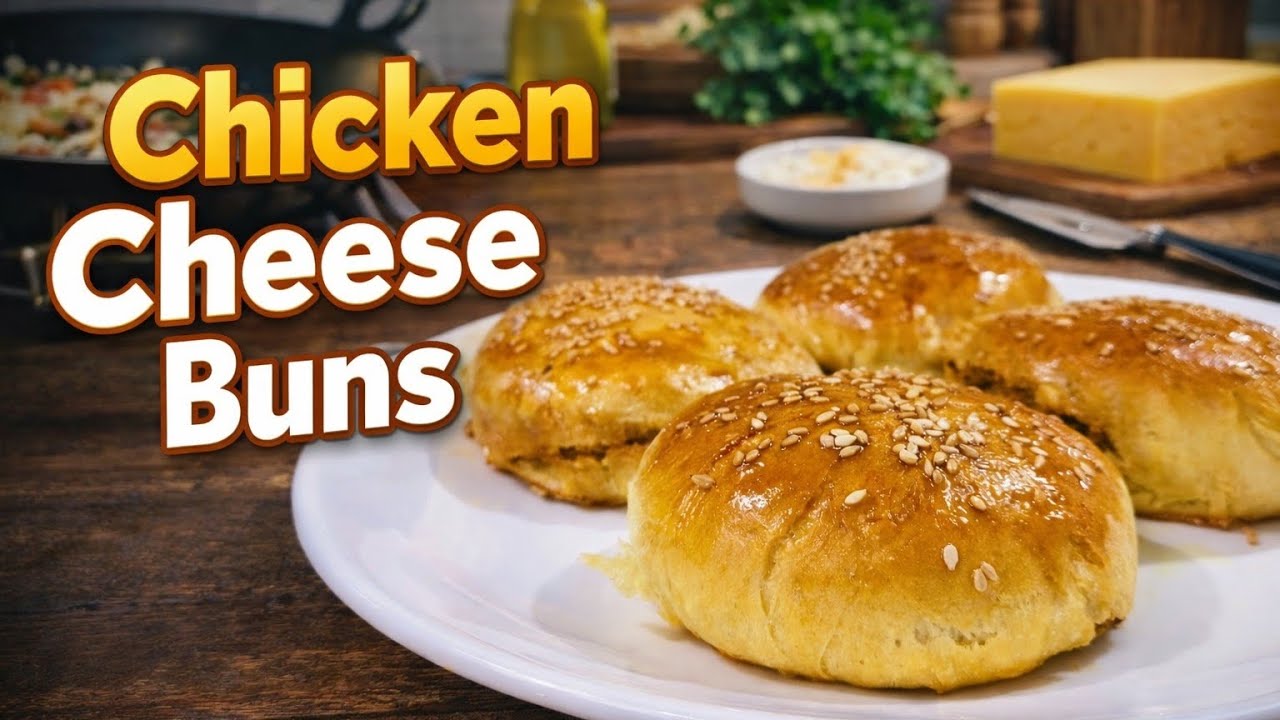 Ramadan Special Chicken Cheese Buns |Iftar recipes #ramadanseries #iftarrecipe #rubinaszaika 
