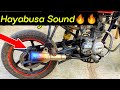 Hayabusa sound in 100cc??😳😳 | How to install Aftermarket Exhaust/Silencer in Bike?