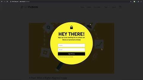 Using WP Fusion and Elementor Popups to control access to site content