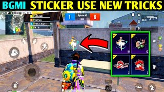 Pubg Mobile | how to use drag equipment stickers in pubg mobile