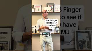 Celebrity The 3 Finger Test to see if you have TMJ Wealth