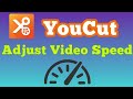 How to adjust speed of video with YouCut video editor app