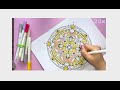 マンダラぬりえ /coloring book mandalas   〜20倍速〜