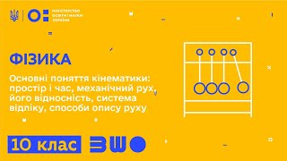 10 клас. Фізика. Основні поняття кінематики. Основна задача механіки