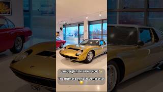 1969-1971 Lamborghini MIURA P 400S, design Marcello Gandini for Bertone, 370hp, 280 km/h, 5.1s