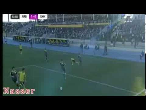 هدف مباراة اربيل 1 0 دهوك