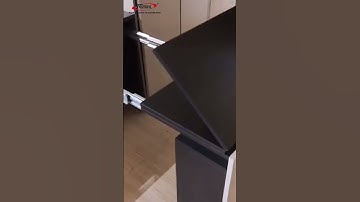 Cabinet dining table invisible folding rail hardware accessories #shorts #table #hardware