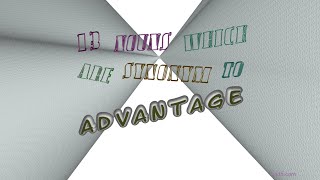 Player Profile advantage - 13 nouns which are synonyms of advantage (sentence examples)