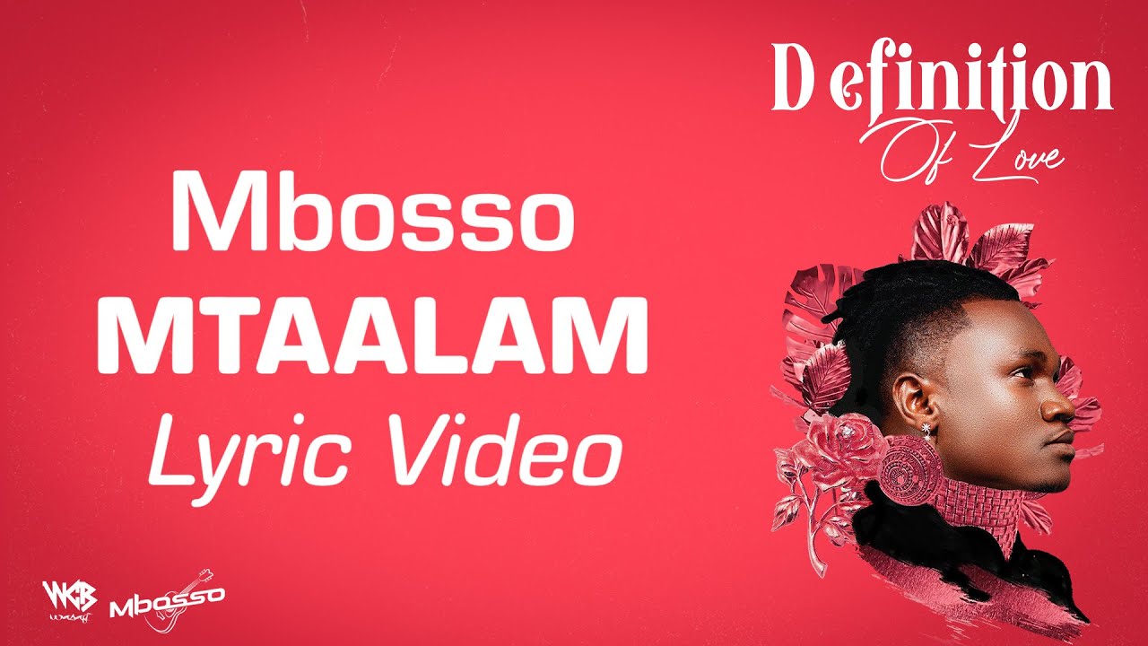 Mbosso   Mtaalam Lyric Video