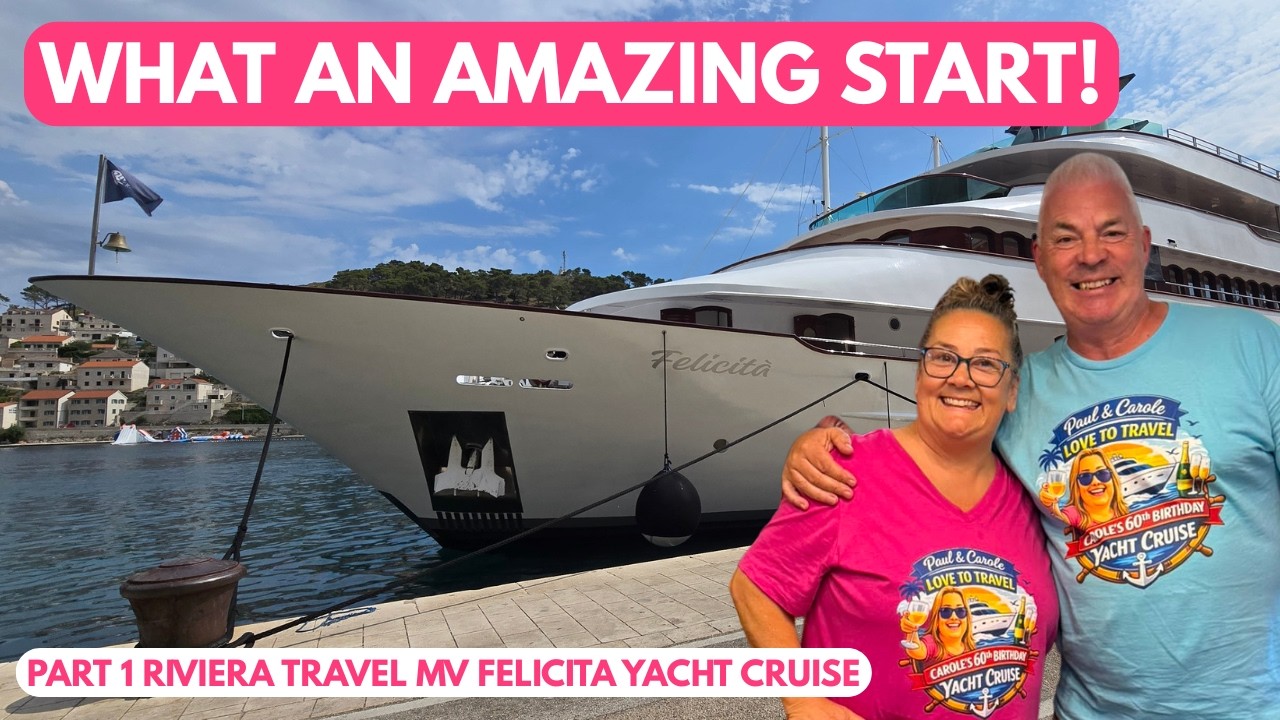 Riviera Travel MV Felicita | Carole's 60th Birthday Yacht Cruise | A Day Full of Surprises!
