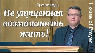 Не упущенная возможность жить! - Константин Браун