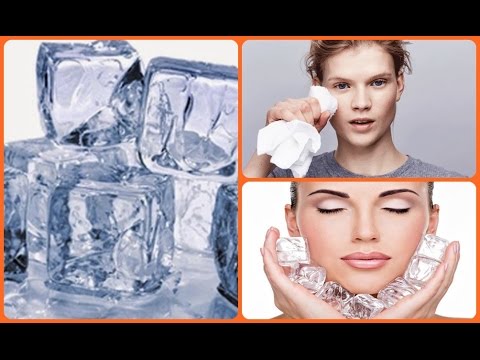 ICE CUBES FOR A GLOWING FACE || GET FRESH LOOK WITH ICE MASSAGE ON FACE