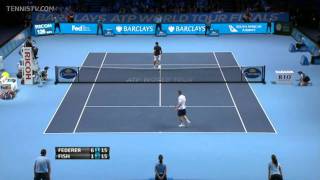 ATP World Tour Finals 2011 RR3 - Roger Federer vs Mardy Fish