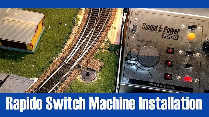 Installing Rapido Rail Crew Switch Machine