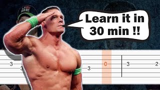 John Cena Theme song - EASY Guitar tutorial (TAB) screenshot 3