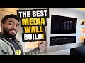 Full media wall build  how much i charged 2 