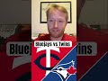 Bluejays vs Twins preview from Pregame.com and Griffin Warner! #mlb #baseball