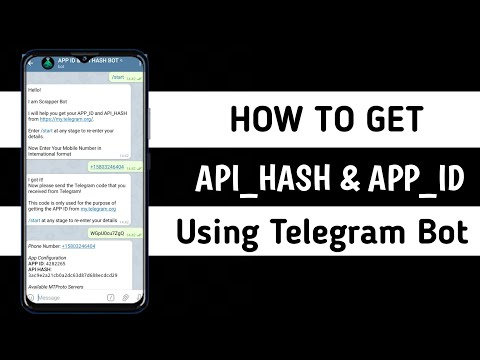 How to Get API_HASH & APP_ID using Bot in Telegram || Android || Deccan Botz