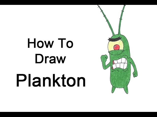 How to Draw Plankton from SpongeBob SquarePants How to Draw Plankton from SpongeBob SquarePants #1