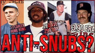 10 CONTROVERSIAL Hall Of Fame Selections  ANTISNUBS or DESERVING??? (PART 1)