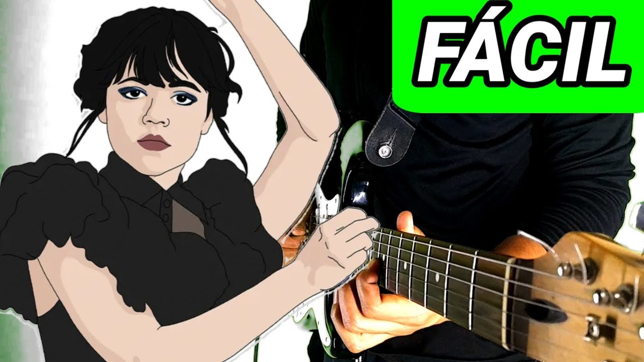 Canción de Merlina Tutorial Guitarra Tabs - YouTube