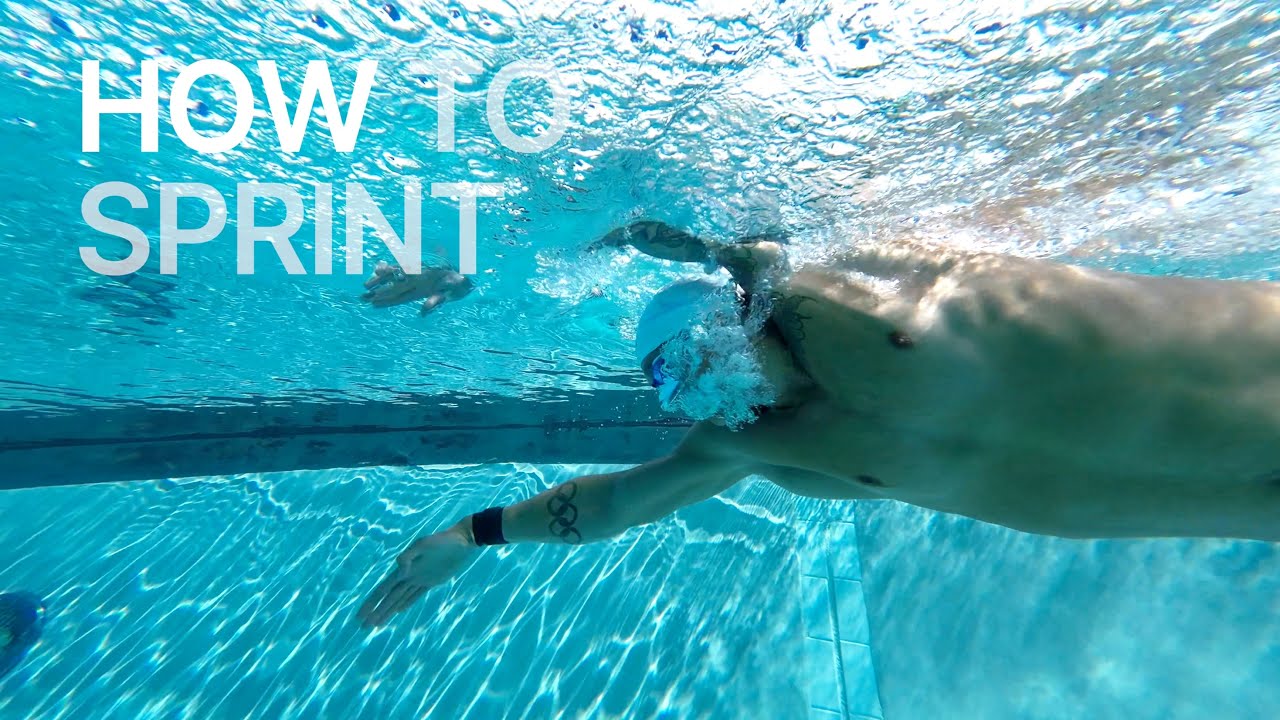 Caeleb Dressel mid-sprint, frame from Sprint 101