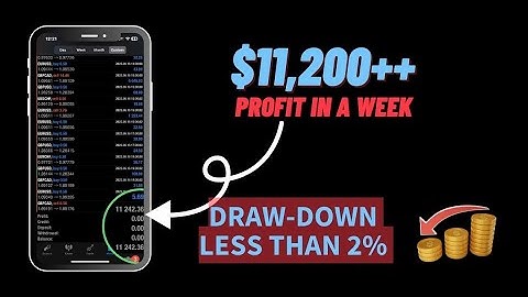 Trading Forex the Smart Way: $11,200+ Profit and Less Than 2% Drawdown using forex Robot (EA) #ea