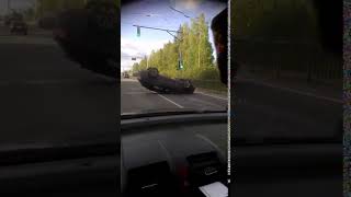 Появилось видео с места жуткой аварии в Сыктывкаре, где пострадали 5 человек