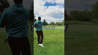Play three holes of golf with your favorite dad of three #golf #golfshorts #fyp #dad #golfing