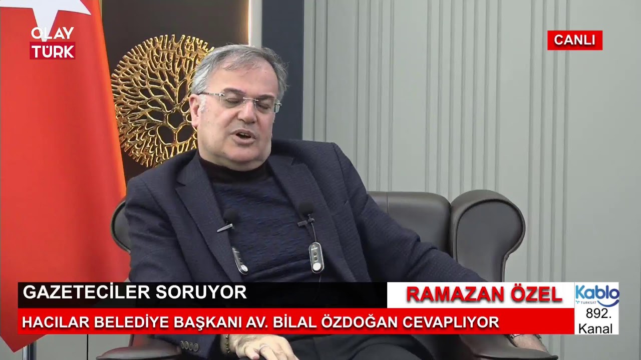HACILAR BELEDİYE BAŞKANI BİLAL ÖZDOĞAN SANSÜRSÜZ RAMAZAN ÖZEL'DE GAZETECİLERİN SORULARINI CEVAPLIYOR