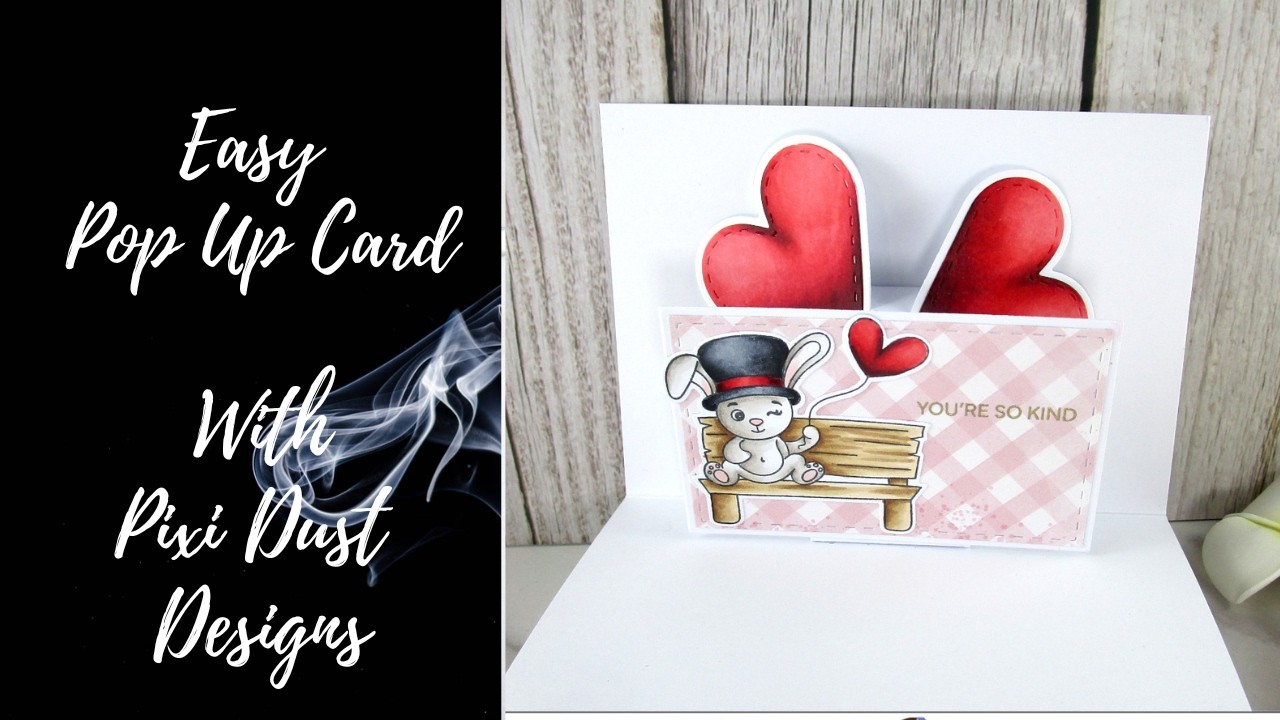 Pixi Dust Designs Pop Up Card A | Why you don't need to be happy with your coloring