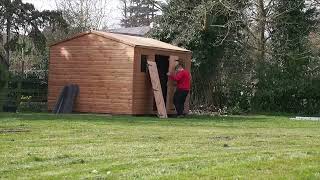 Assembly of 12 x 10 ft garden storage shed // fast speed // Garden storage by Camping and cooking family 48 views 1 year ago 4 minutes, 5 seconds