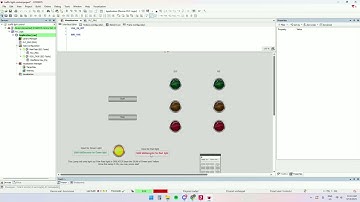 Codesys traffic light control using ladder logic - ELEX 3430 video demo