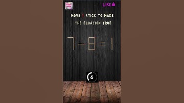 "Spark Your Mind: Ignite Curiosity with Matchstick Puzzles!" #shorts