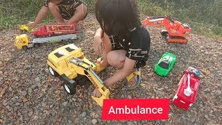 Film animasi anak terbesaru truck excavator,truck,mengenal warna ,pengangkut tanah