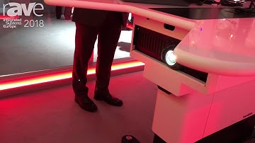 ISE 2018: Canon Shows TeamMate WorksZone Mobile Corporate Table and XEED 430ST Short Throw Projecto