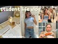 Student life vlog  productive school morning routine days on campus  sweet college dates