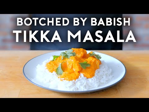 Botched by Babish Chicken Tikka Masala