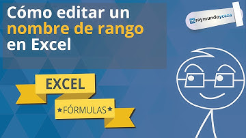 Cómo editar un nombre de rango en Excel