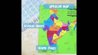 Mapology India With Capitals