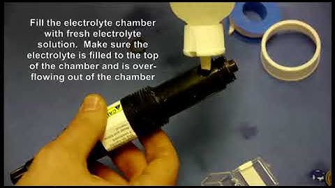 How to Rebuild a #Rosemount Analytical dissolved oxygen Amperometric Sensor #AnalyzerInstruments #DO