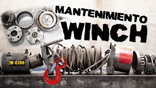 WINCH basic MAINTENANCE ⚙⛓ GREASING and Electric Brushes