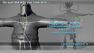 Rigging in Maya - Joint Orient -Part 02