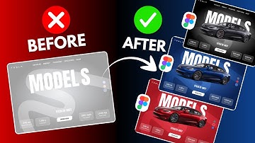 Design a Tesla Website UI in 10 Minutes | Figma Animation Tutorial