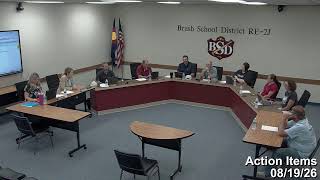 Special BOE Meeting 08/19/2026