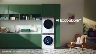 Samsung Ecobubble Washing Machine | Smart AI Washing Machine | Samsung UK